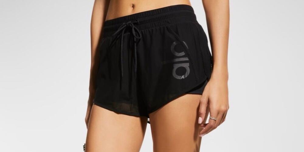 Alo Yoga Ambience layered performance shorts